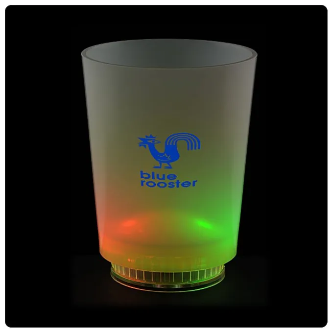 Light-Up Frosted Glass - 11 oz. - Multicolor - 24 hr