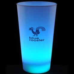 Light-Up Frosted Glass - 17 oz. - Multicolor - 24 hr
