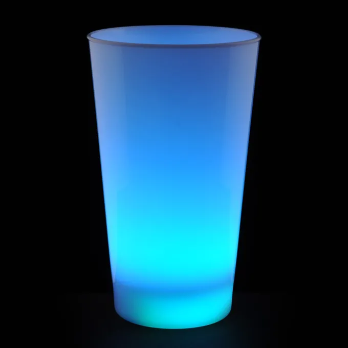 Light-Up Frosted Glass - 17 oz. - Multicolor - 24 hr