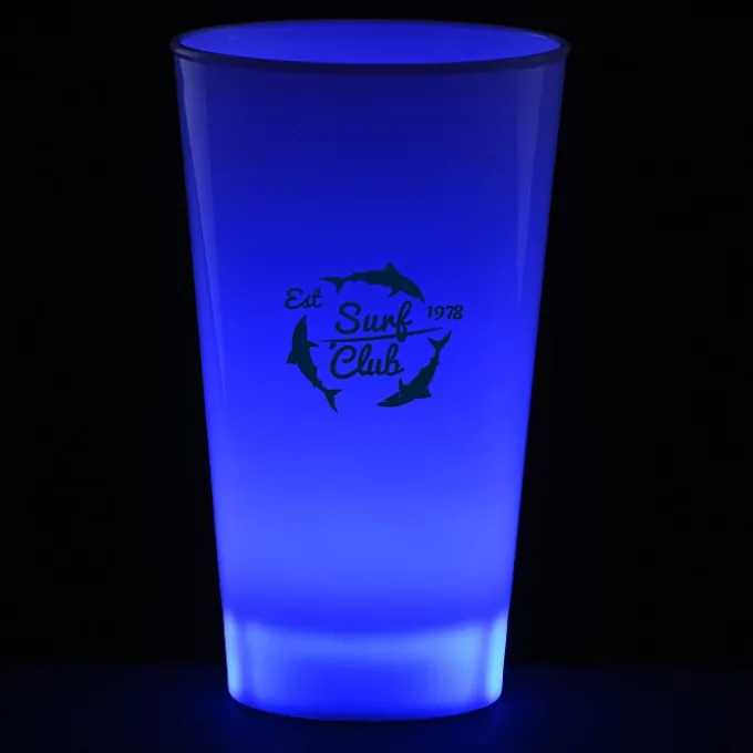 Light-Up Frosted Glass - 17 oz. - Solid