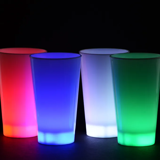 Light-Up Frosted Glass - 17 oz. - Solid