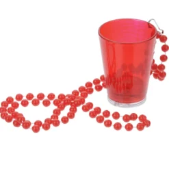 Light-Up Shot Glass on Beaded Necklace - 2 oz. - 24 hr