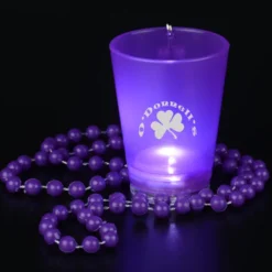 Light-Up Shot Glass on Beaded Necklace - 2 oz. - 24 hr
