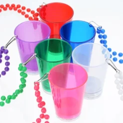 Light-Up Shot Glass on Beaded Necklace - 2 oz