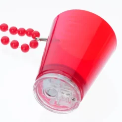 Light-Up Shot Glass on Beaded Necklace - 2 oz