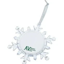 Light-Up Snowflake Photo Ornament