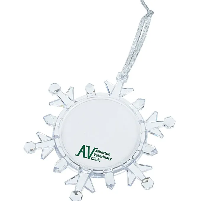 Light-Up Snowflake Photo Ornament