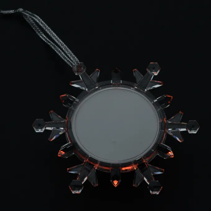 Light-Up Snowflake Photo Ornament