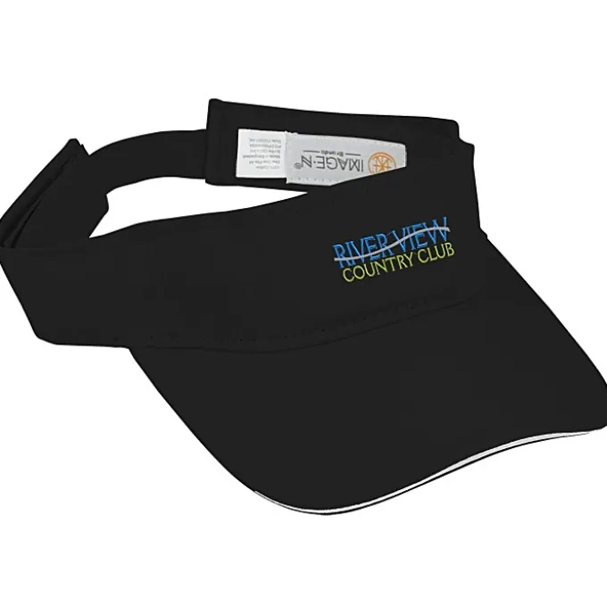 Lightweight Brushed Twill Visor - Embroidered