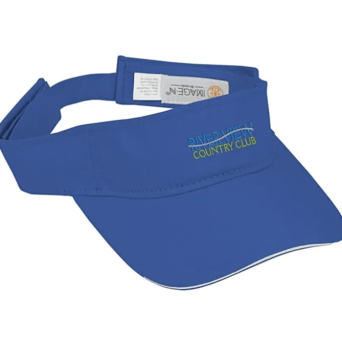 Lightweight Brushed Twill Visor - Embroidered