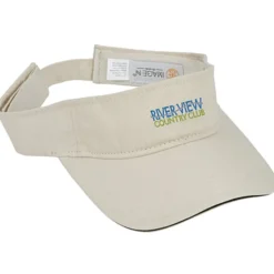 Lightweight Brushed Twill Visor - Embroidered