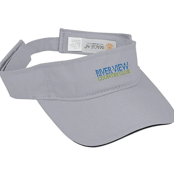 Lightweight Brushed Twill Visor - Embroidered
