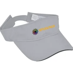 Lightweight Brushed Twill Visor - Full Color