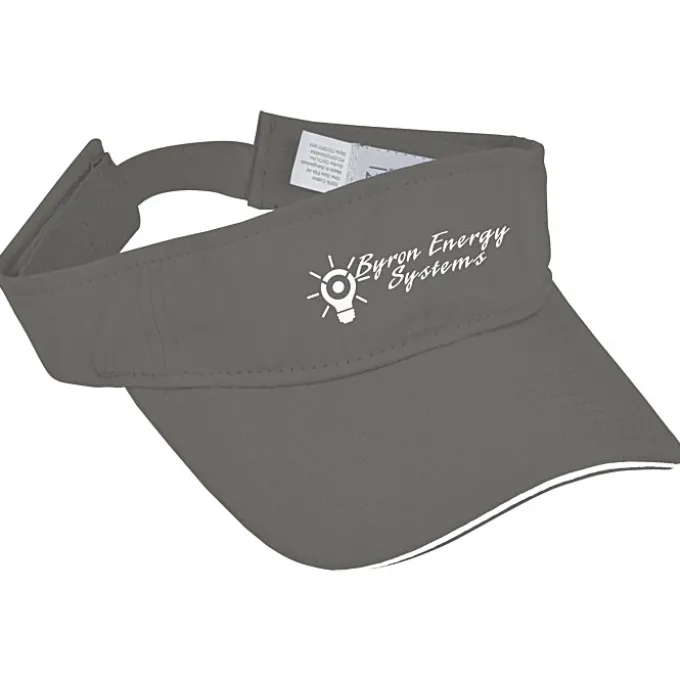 Lightweight Brushed Twill Visor - 24 hr