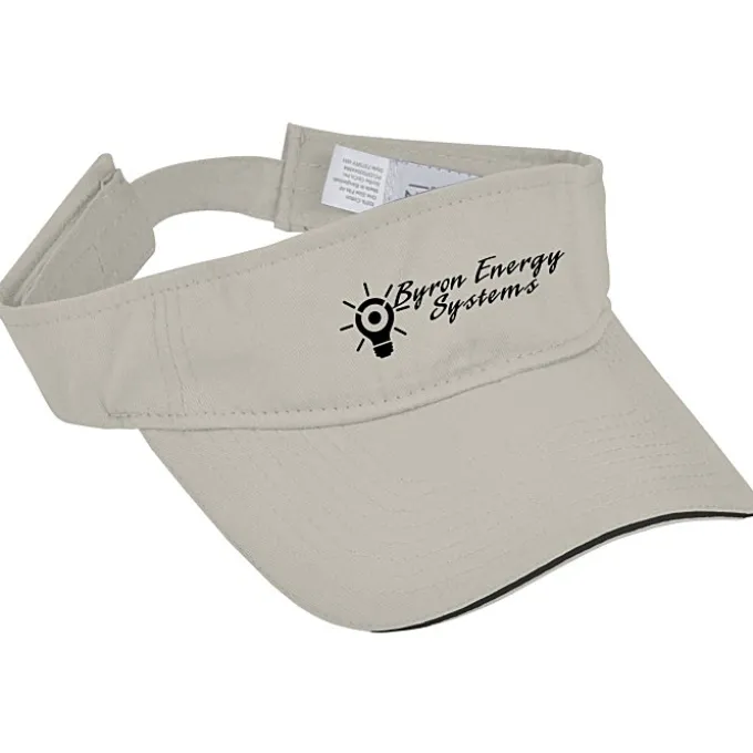 Lightweight Brushed Twill Visor - 24 hr