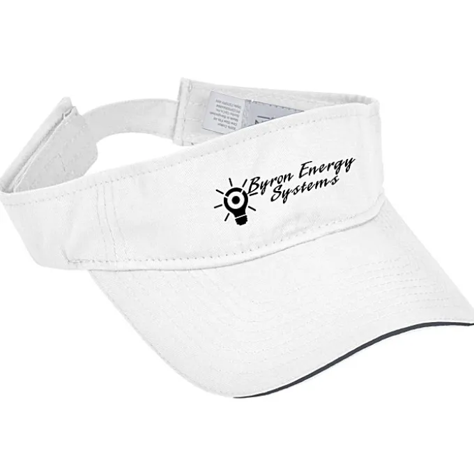 Lightweight Brushed Twill Visor - 24 hr