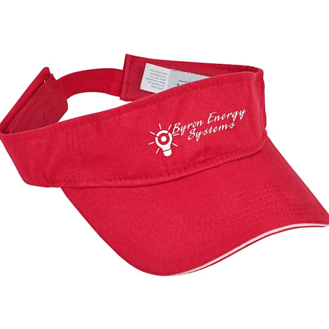 Lightweight Brushed Twill Visor - 24 hr