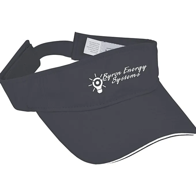 Lightweight Brushed Twill Visor - 24 hr