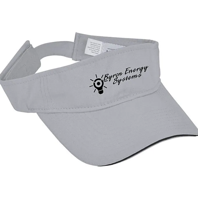 Lightweight Brushed Twill Visor - 24 hr