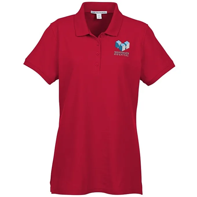 Lightweight Classic Pique Polo - Ladies' - 24 hr