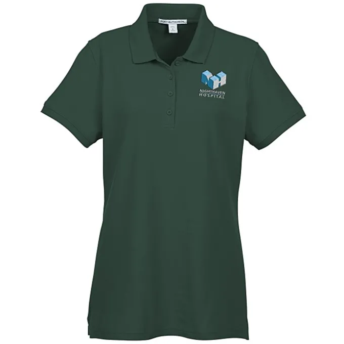 Lightweight Classic Pique Polo - Ladies' - 24 hr