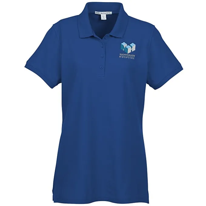 Lightweight Classic Pique Polo - Ladies' - 24 hr