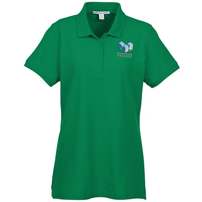 Lightweight Classic Pique Polo - Ladies' - 24 hr