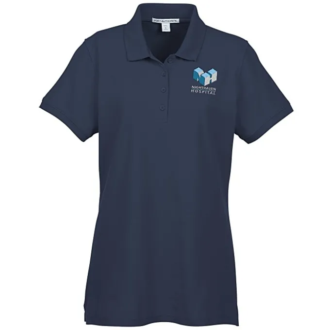 Lightweight Classic Pique Polo - Ladies' - 24 hr