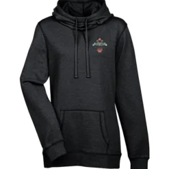 Lightweight Heathered Fleece Hoodie - Ladies' - Embroidered