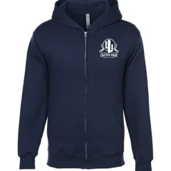 Lightweight 7-oz Fleece Full-Zip Hoodie - Screen