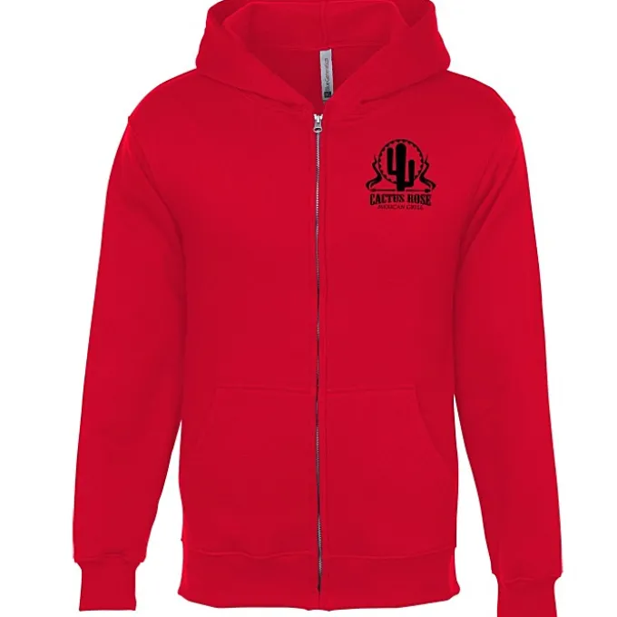 Lightweight 7-oz Fleece Full-Zip Hoodie - Screen