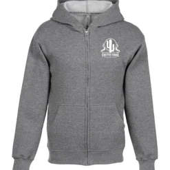 Lightweight 7-oz Fleece Full-Zip Hoodie - Screen