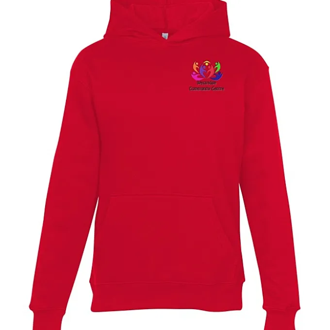 Lightweight 7 oz. Fleece Hoodie - Embroidered