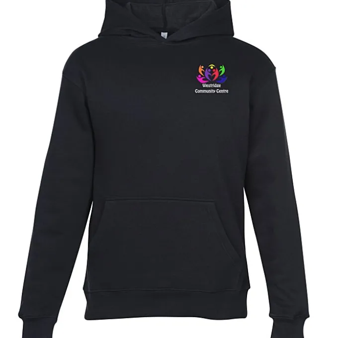 Lightweight 7 oz. Fleece Hoodie - Embroidered