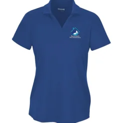 Lightweight Performance Split V-Neck Polo - Ladies'