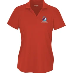 Lightweight Performance Split V-Neck Polo - Ladies'