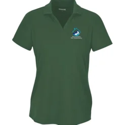 Lightweight Performance Split V-Neck Polo - Ladies'