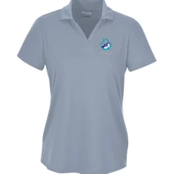Lightweight Performance Split V-Neck Polo - Ladies'