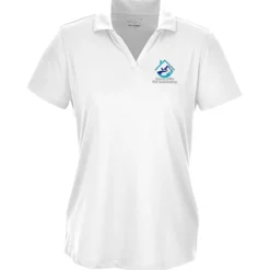 Lightweight Performance Split V-Neck Polo - Ladies'