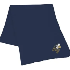 Lightweight Soft Fleece Blanket - Embroidered