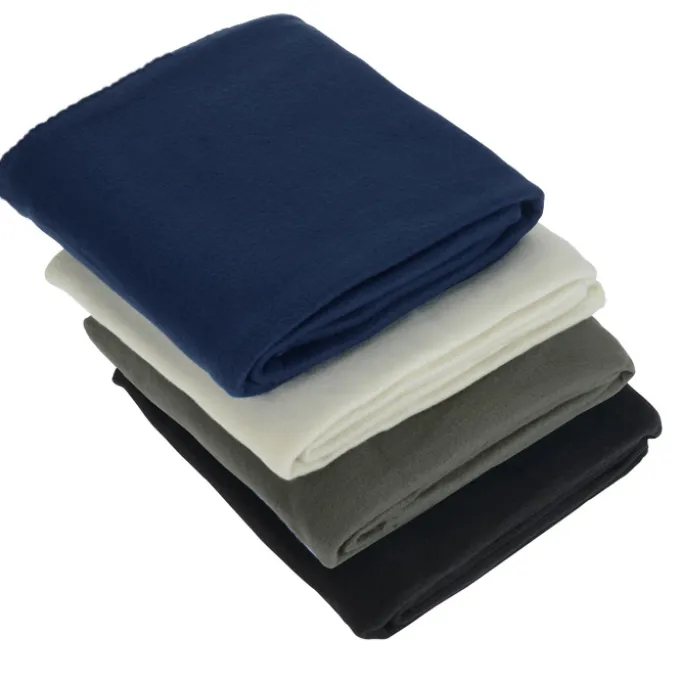 Lightweight Soft Fleece Blanket - Embroidered