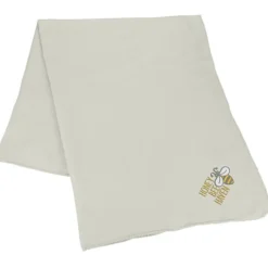 Lightweight Soft Fleece Blanket - Embroidered