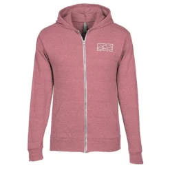 Lightweight Tri-Blend Full-Zip Hoodie - Screen