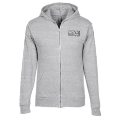 Lightweight Tri-Blend Full-Zip Hoodie - Screen