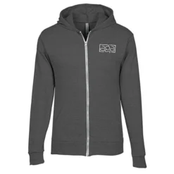 Lightweight Tri-Blend Full-Zip Hoodie - Screen
