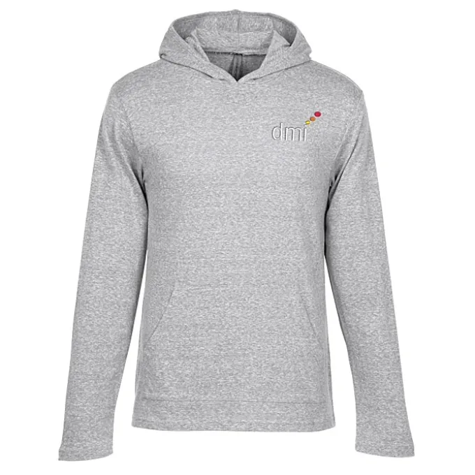 Lightweight Tri-Blend Hoodie - Embroidered