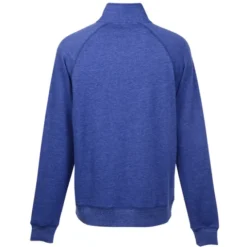 Light Weight 1/4-Zip Heathered Fleece Pullover - Men's