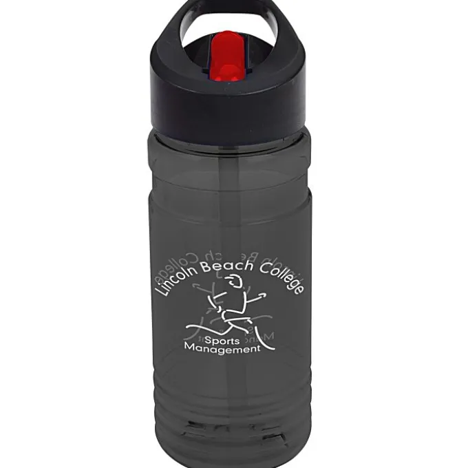 Line Up Bottle with Two-Tone Flip Straw Lid - 20 oz