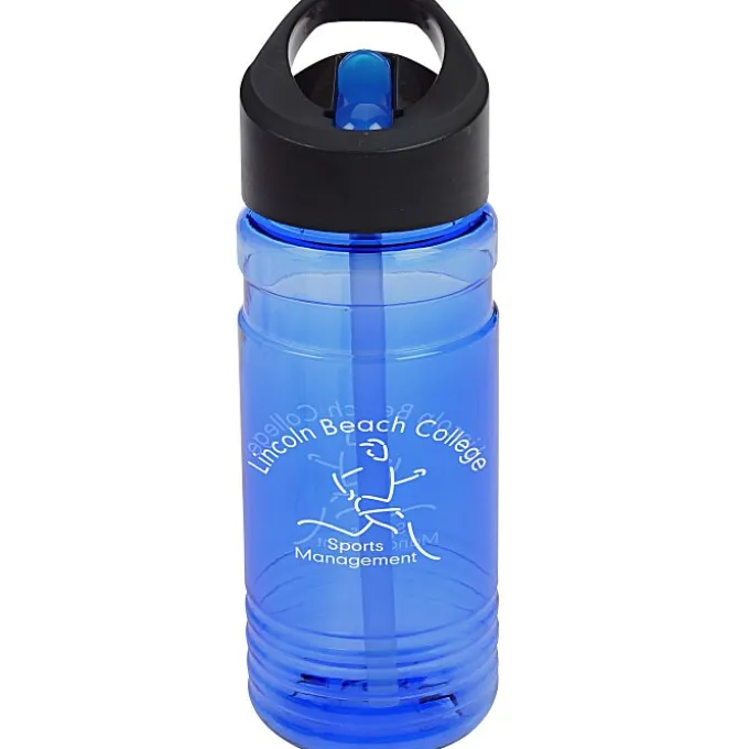 Line Up Bottle with Two-Tone Flip Straw Lid - 20 oz