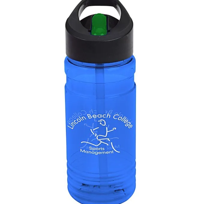 Line Up Bottle with Two-Tone Flip Straw Lid - 20 oz